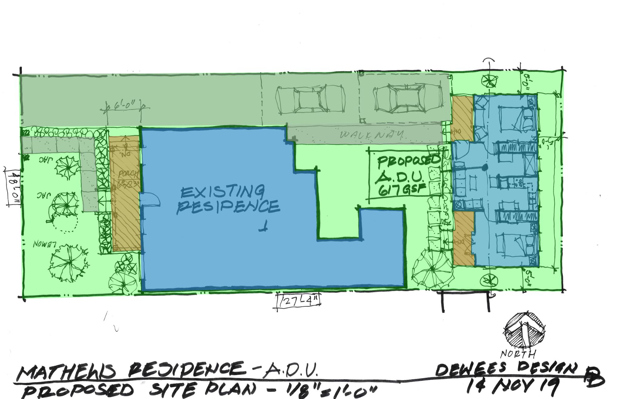 Pages from Mathews Residence - COLORED SITE PLAN